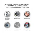 Máquina de anudado y llenado cuantitativo de corte al vacío completamente automática para salchichas y salchichas de jamón - Embutidora de salchichas - foodmachtech